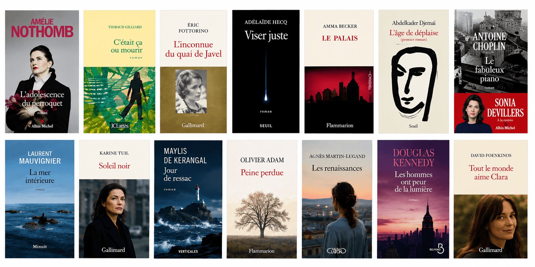 Rentrée littéraire 2026