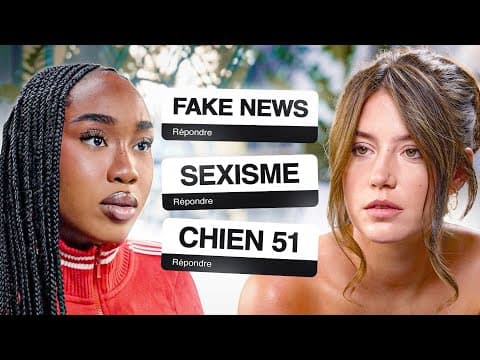 Thumbnail for Rumeurs, IA, réseaux sociaux : un date avec Adèle Exarchopoulos