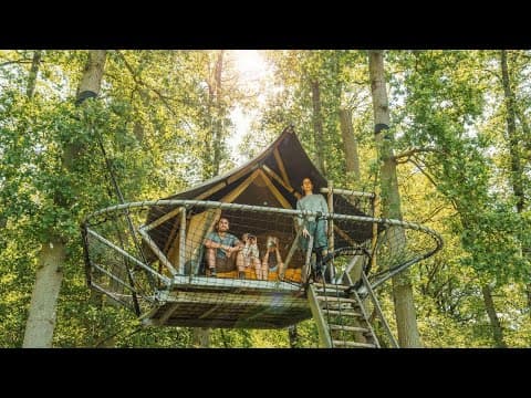 Thumbnail for Glamping Tree Tents : un rêve d’enfant à réaliser au Domaine des Grottes de Han ! ✨